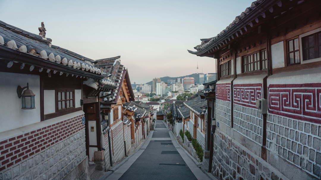 Street in Seoul illustrating the Hongdae area