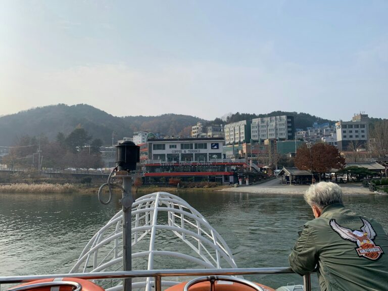 Ferry to Nami Island in South Korea