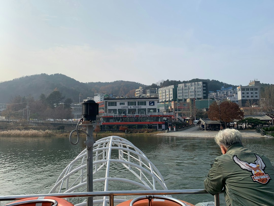 Ferry to Nami Island in South Korea