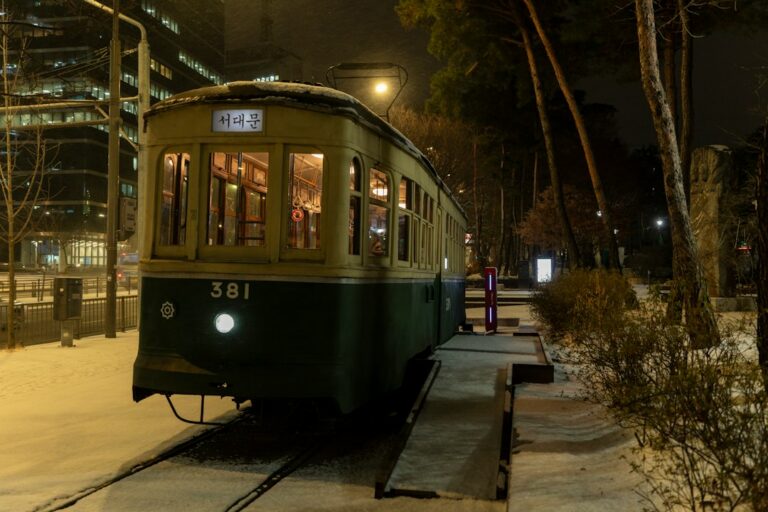Namsan cable car in Seoul