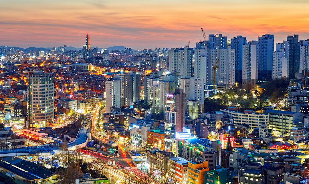 Seoul cityscape in South Korea
